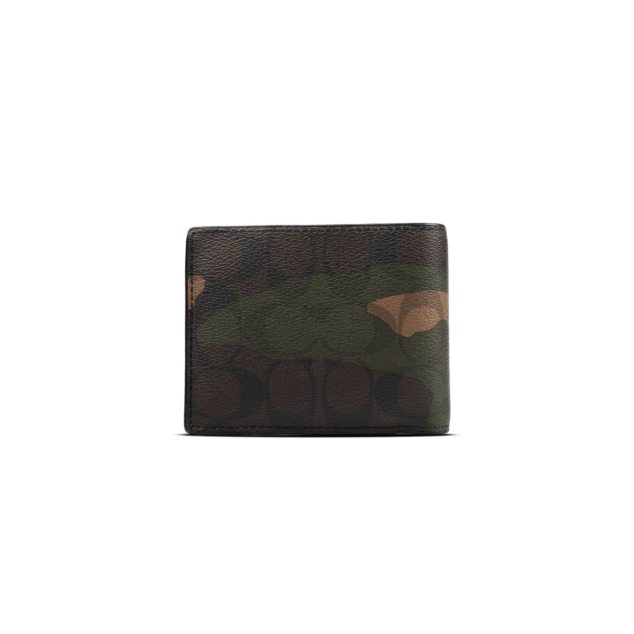  Ví Nam 3 In 1 In Signature Canvas With Camo Print And Coach Patch Màu Camo 