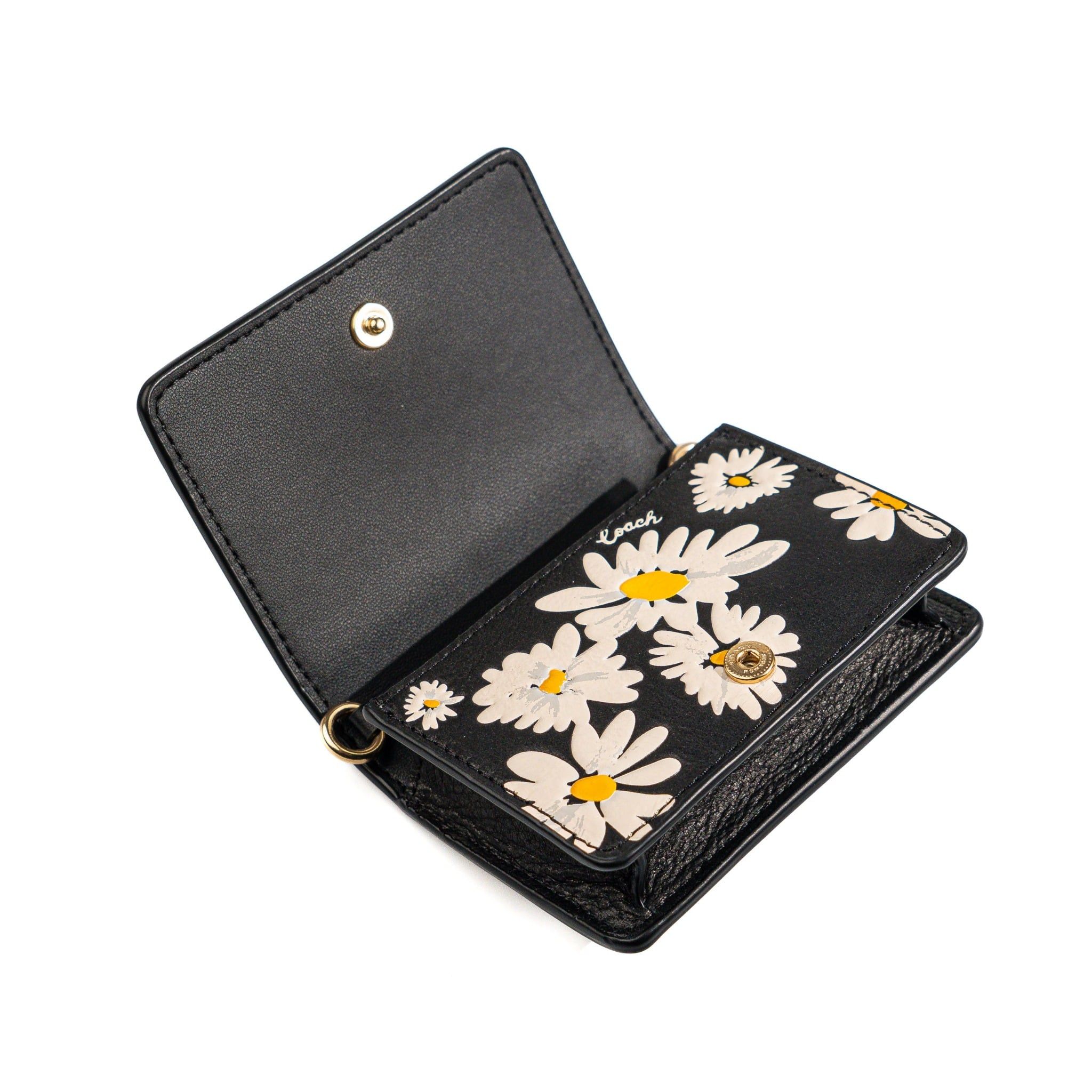  VÍ MINI COACH HỌA TIẾT HOA CÚC 