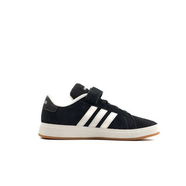  Giày Kid Adidas Đen Sọc Trắng 