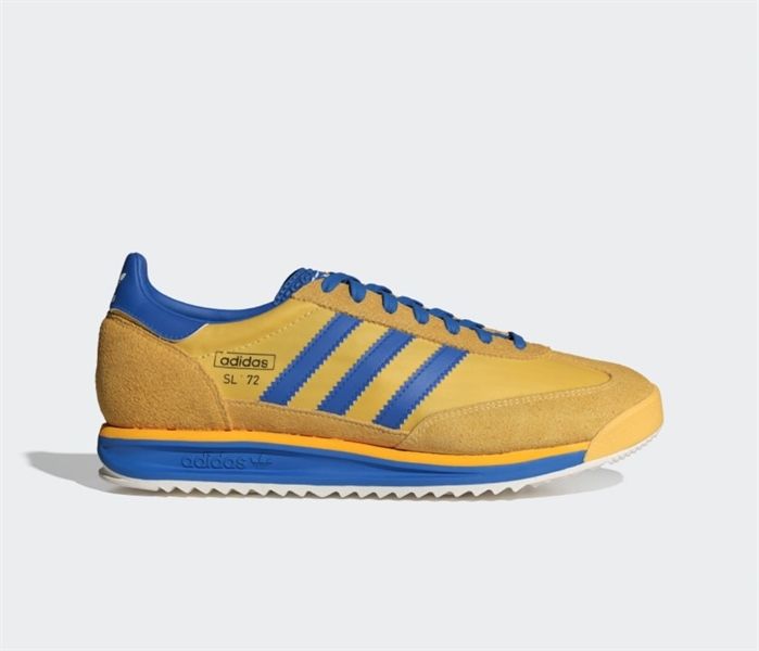 GIÀY ADIDAS ORIGINALS SL 72 RS TRAINERS IN YELLOW AND BLUE 