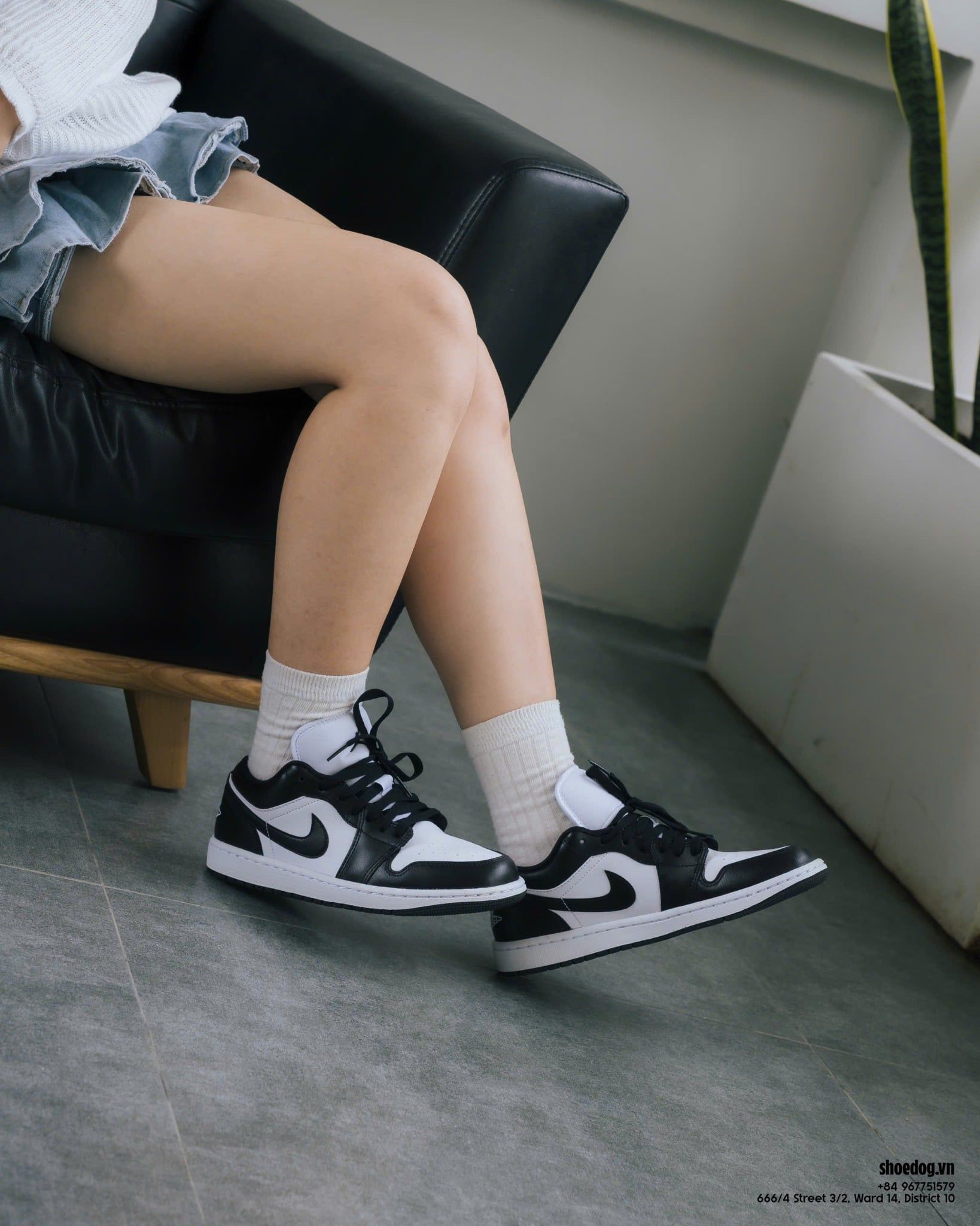  GIÀY JORDAN 1 LOW PANDA 