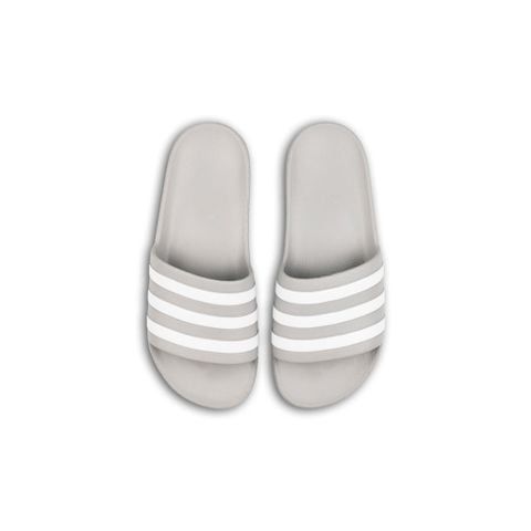  DÉP ADIDAS ADILETTE AQUA SLIDES ' GREY TWO ' EG4160 