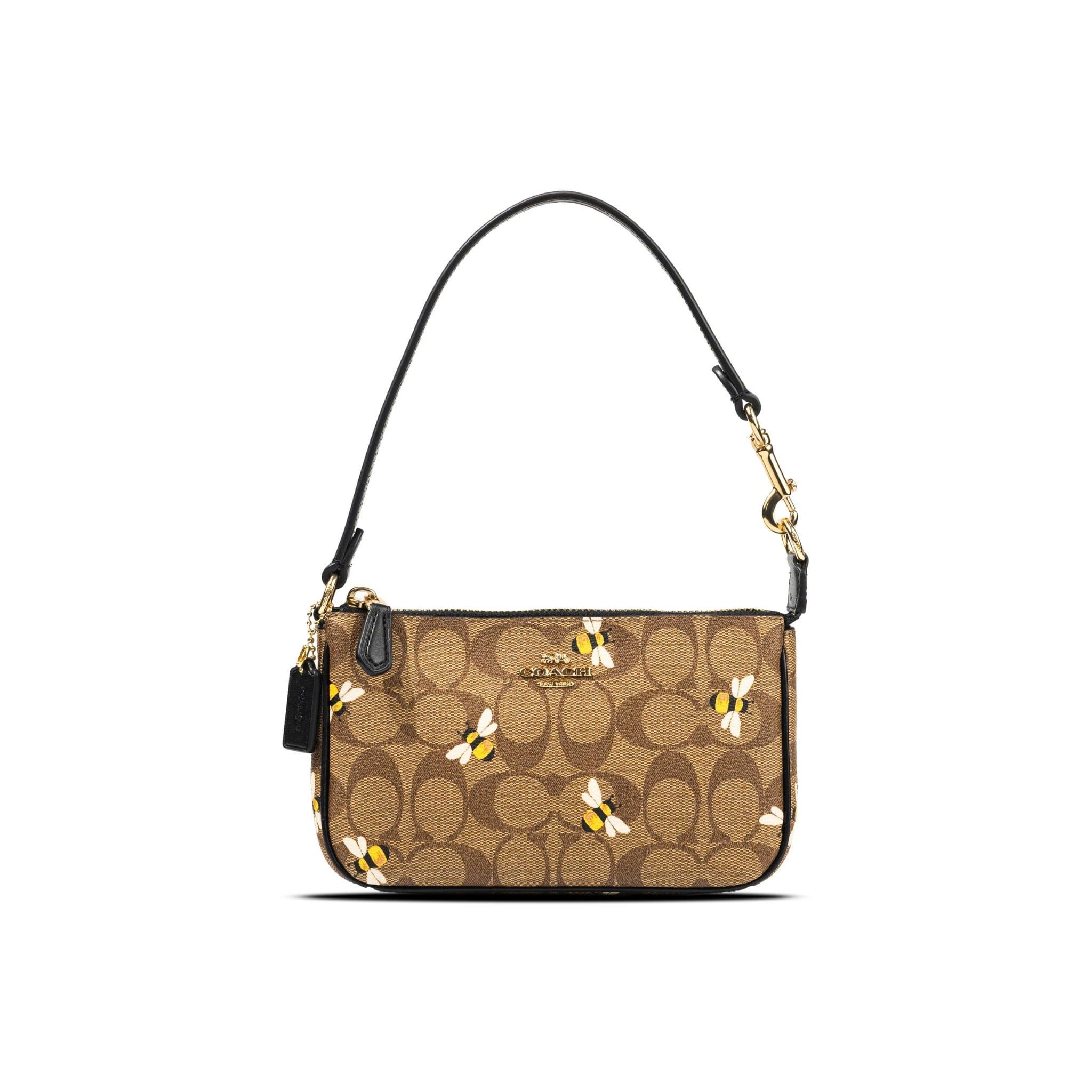  Túi Coach Nolita 19 in Signature Canvas with Bee Print ''C8673'' 