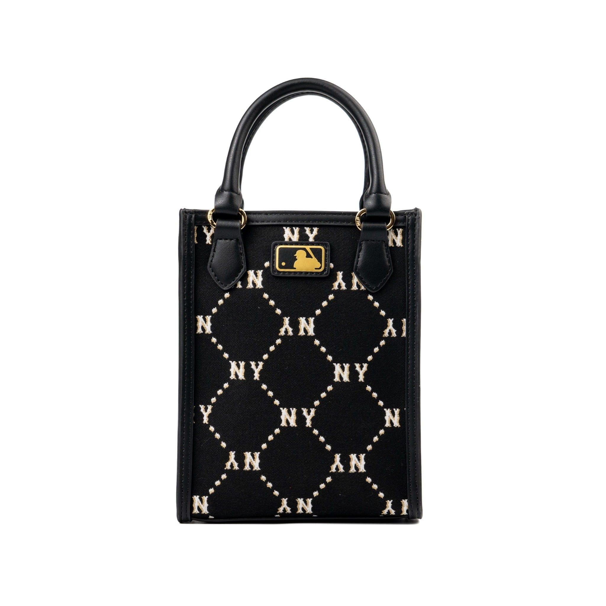  Túi MLB Monogram Diamond Jacquard Màu Đen 