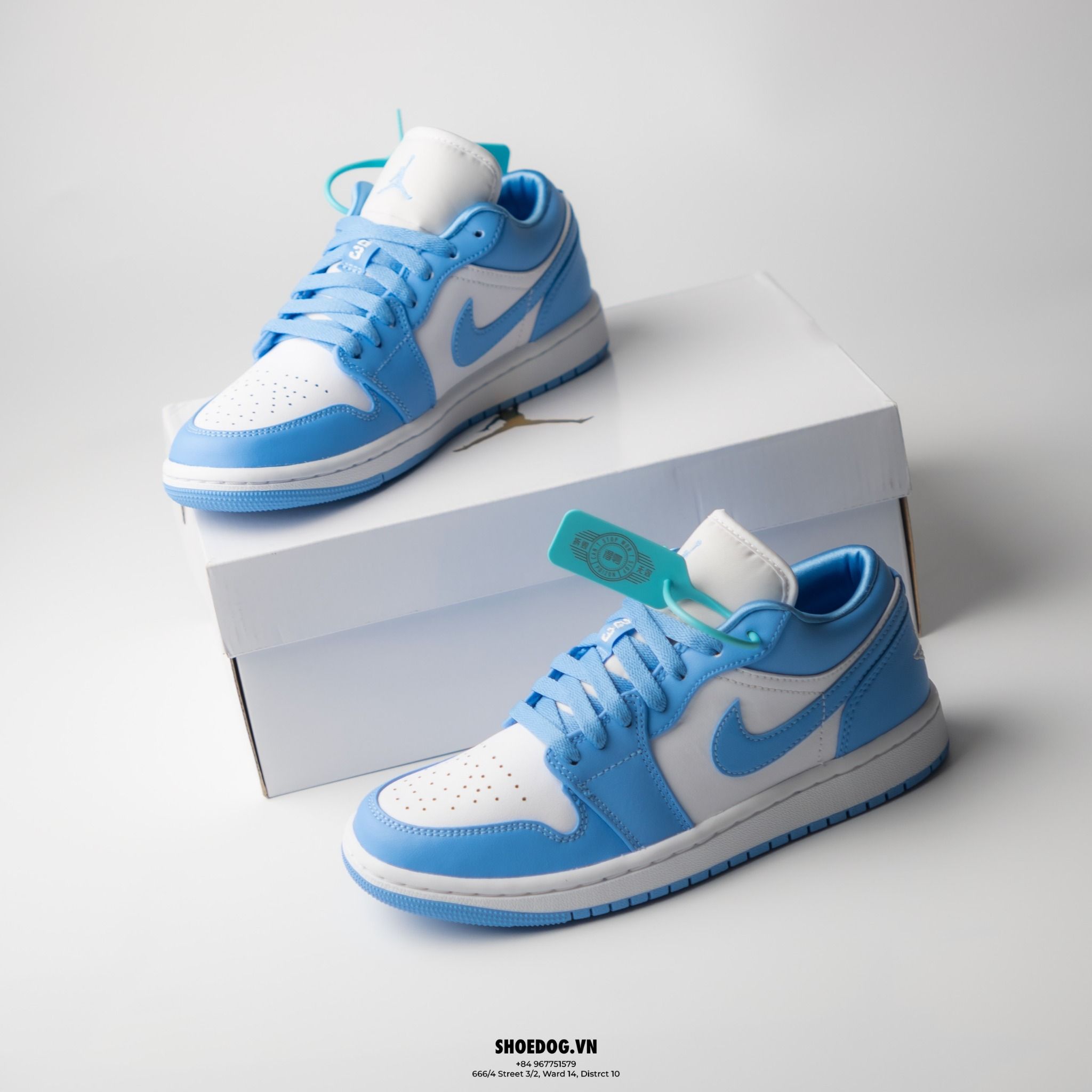  GIÀY NIKE AIR JORDAN 1 LOW ' UNC ' AO9944 - 441 