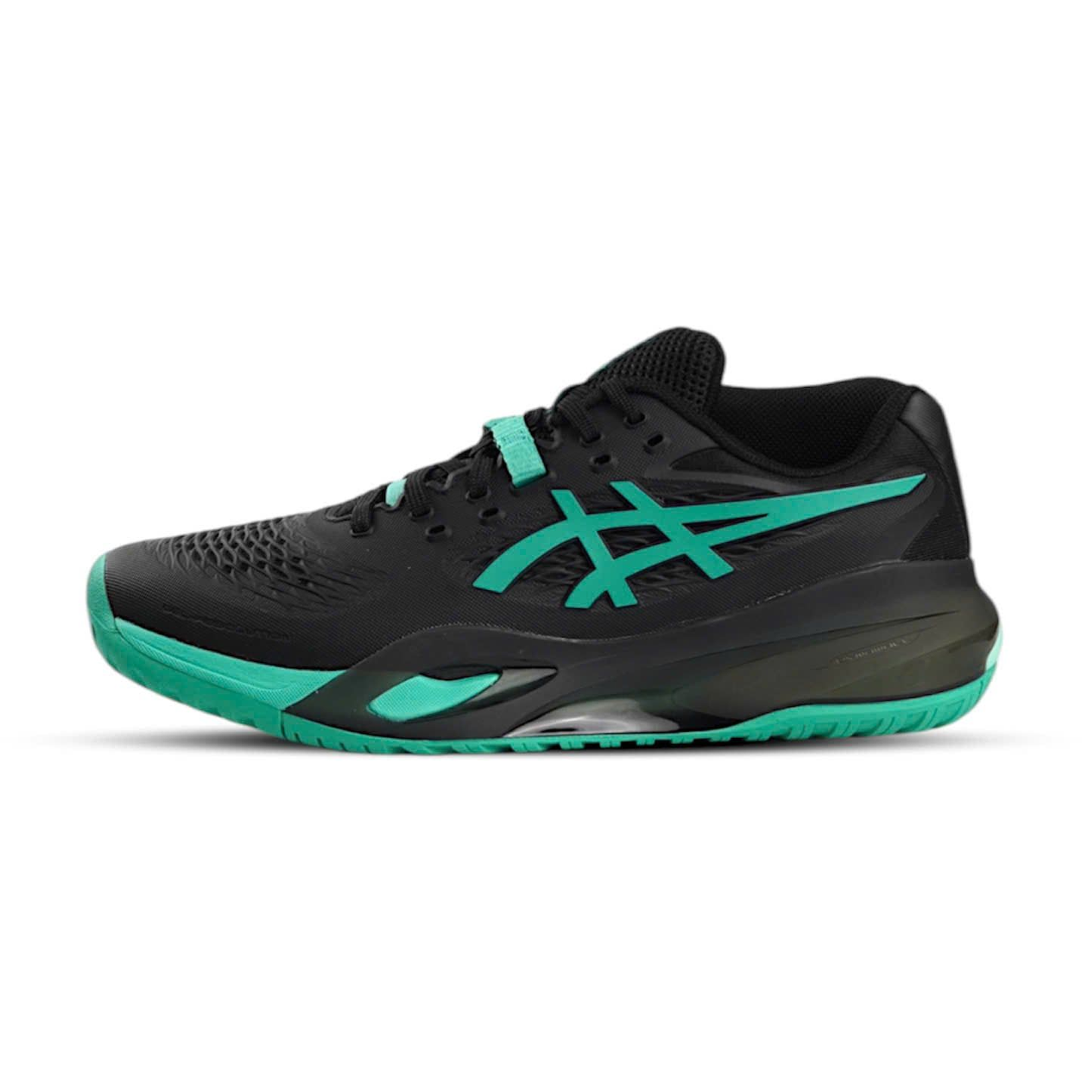  GIÀY ASICS GEL - RESOLUTION X ' BLACK AURORA GREEN ' 1041A481 - 003 