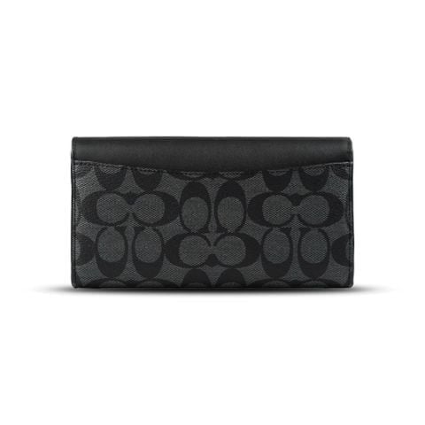  VÍ COACH DÀI WALLET ' BLACK ' CX160 