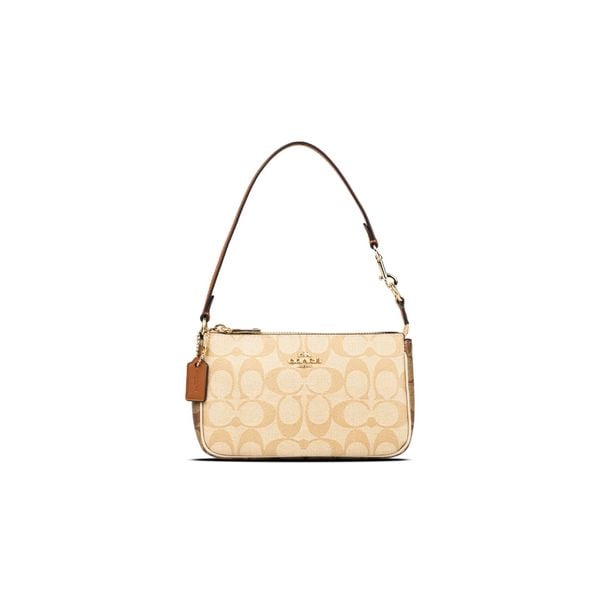  Túi Coach Nolita 19 In ColorBlock Signature Canvas Màu Nâu Nhạt ''CS444'' 