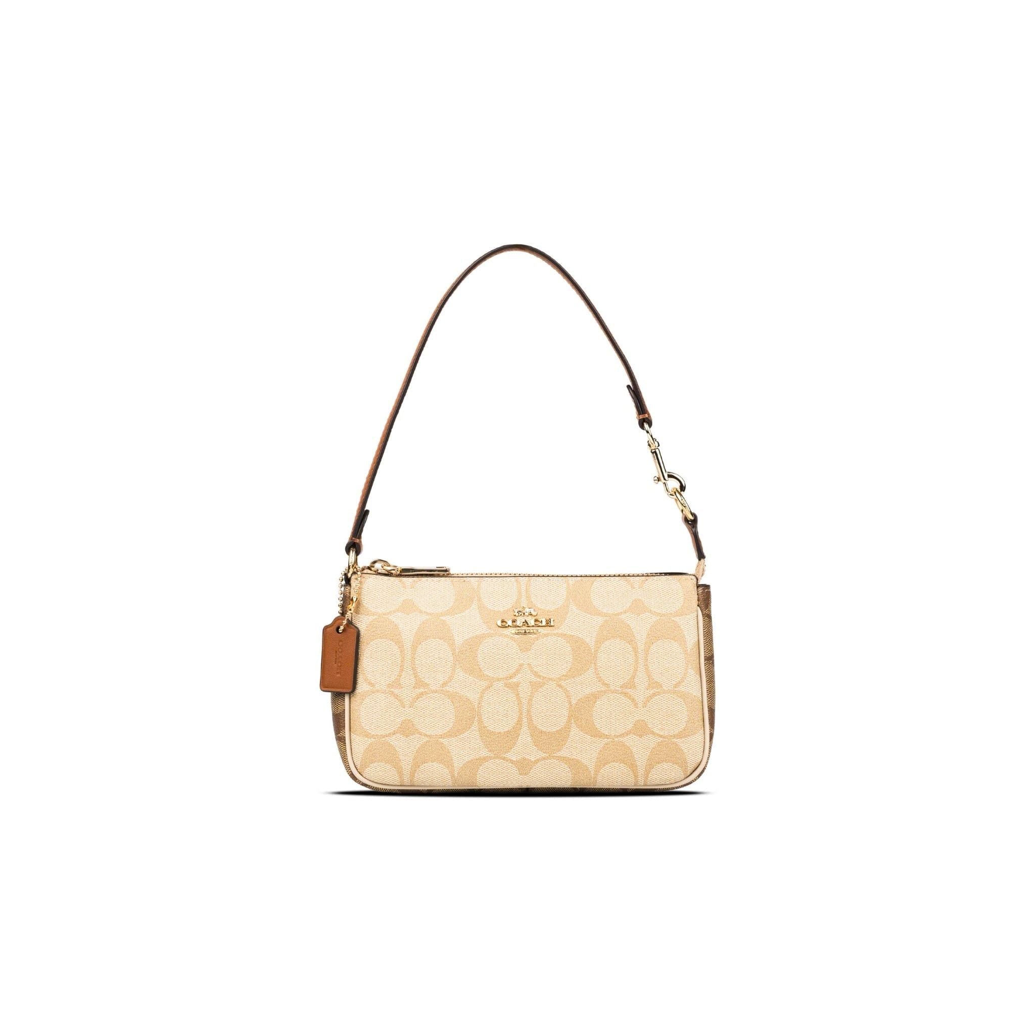  Túi Coach Nolita 19 In ColorBlock Signature Canvas Màu Nâu Nhạt ''CS444'' 