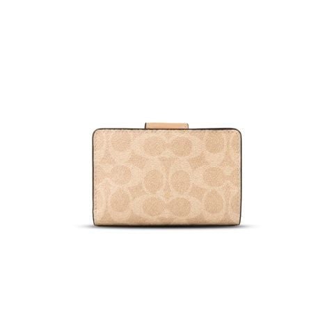 VÍ COACH MEDIUM CORNER ZIP ' NUDE ' CW786 