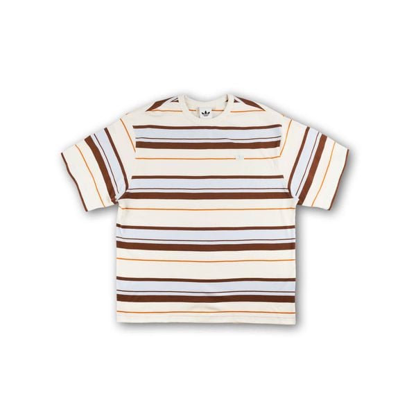  ÁO ADIDAS STRIPED CREW NECK ' WHITE / OFF WHITE ' KX1267 