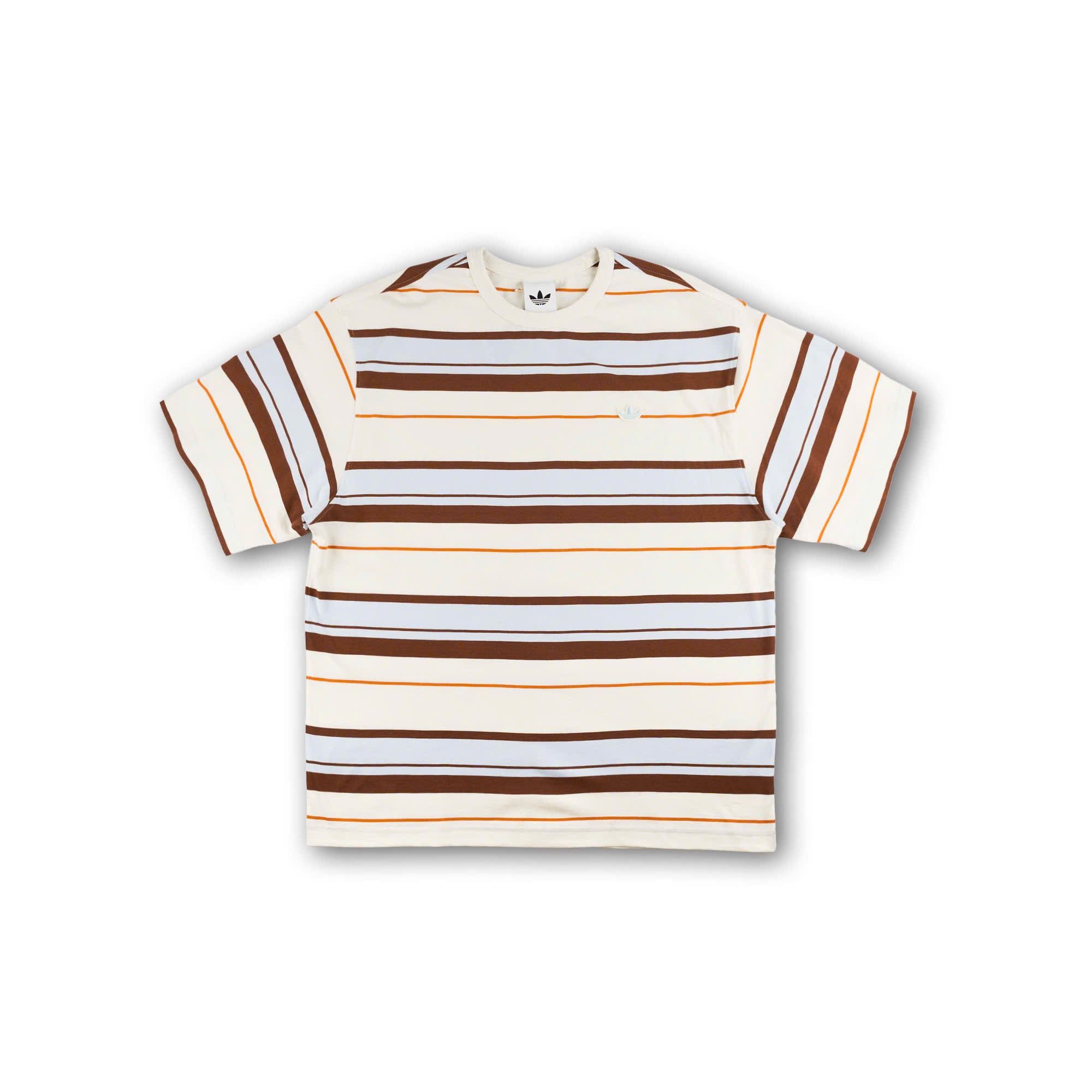  ÁO ADIDAS STRIPED CREW NECK ' WHITE / OFF WHITE ' KX1267 