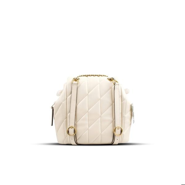  BALO COACH TABBY BACKPACK WITH PILLOW QUILTING ' WHITE ' CU076 