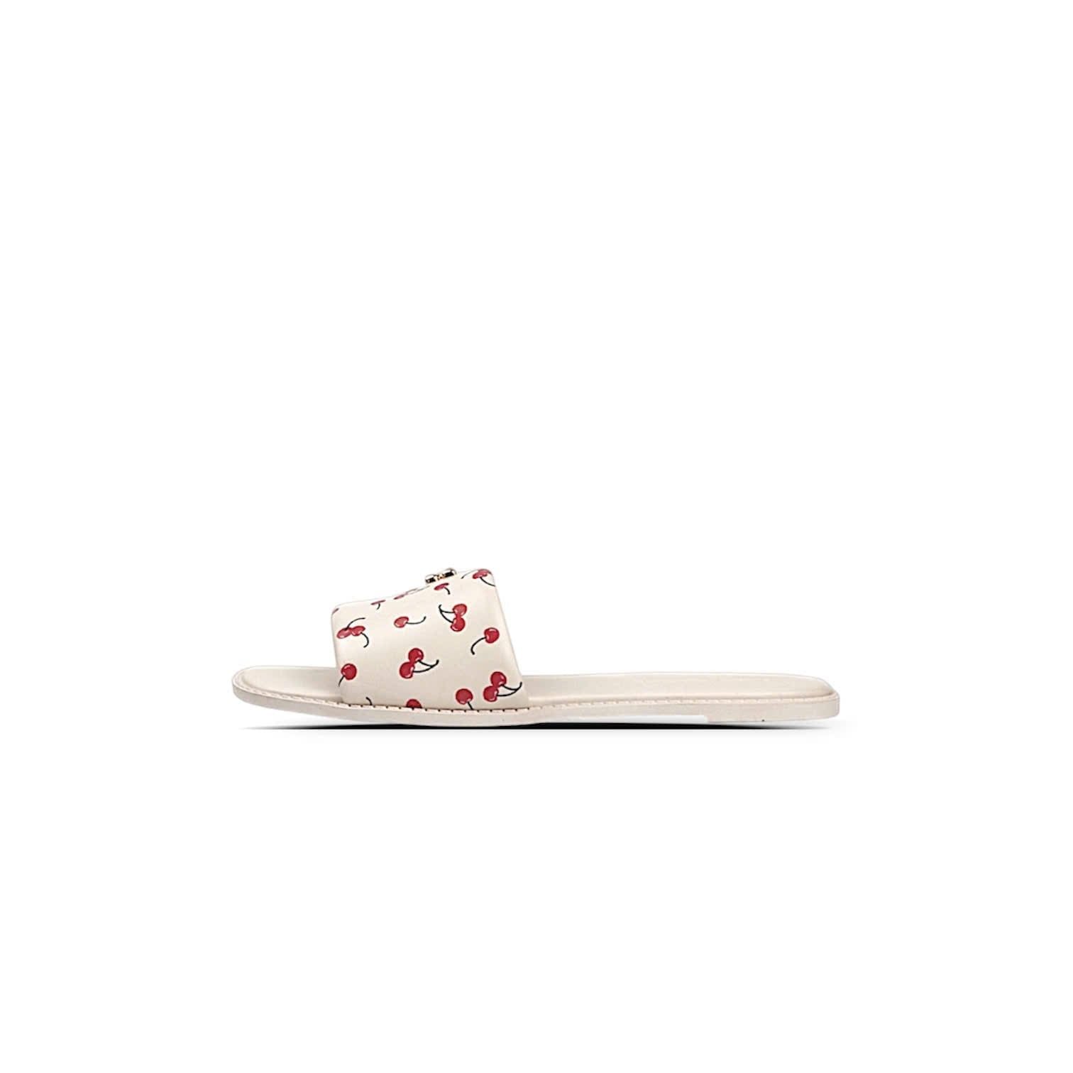  DÉP COACH HOLLY SANDAL WITH CHERRY PRINT ' WHITE ' CFG57 