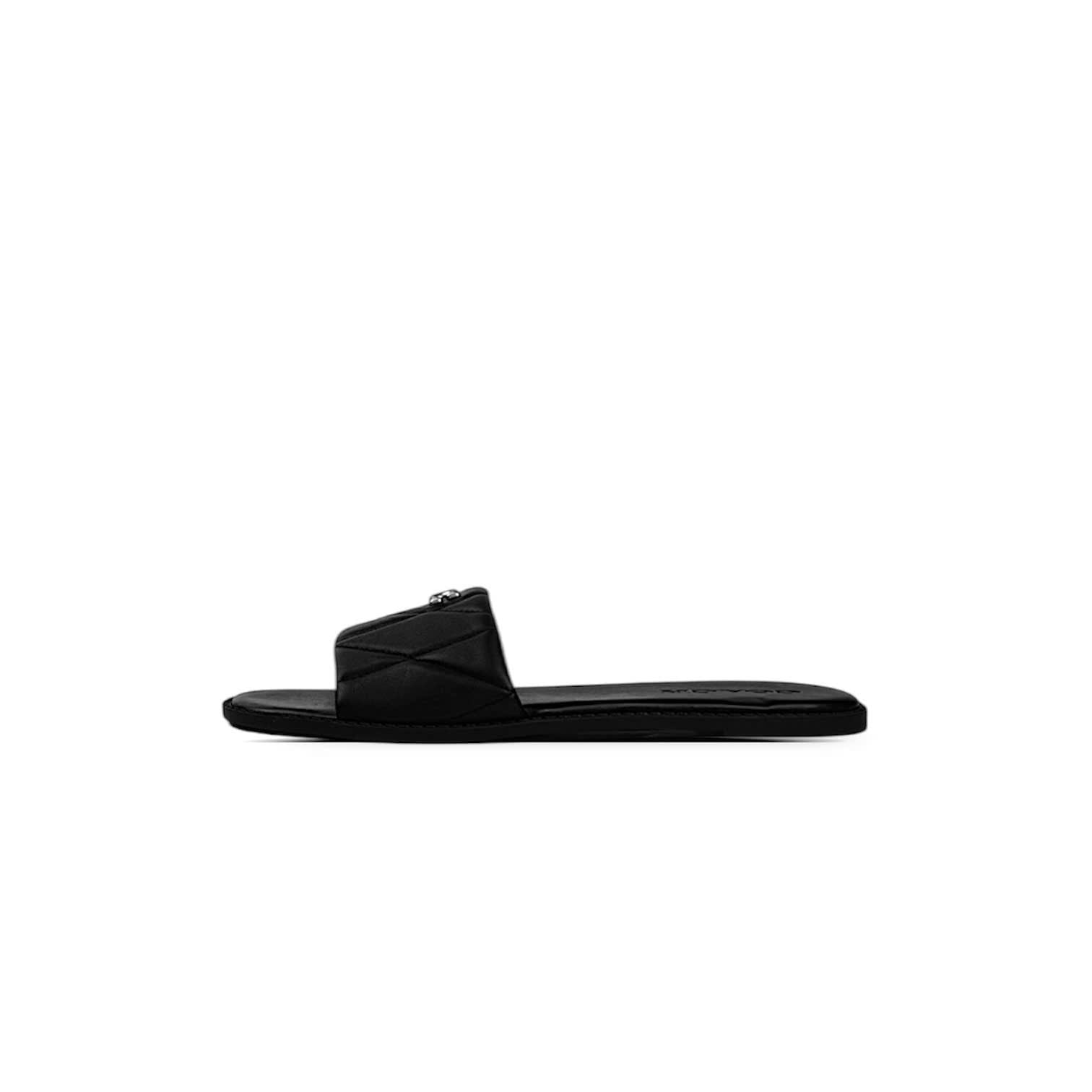  DÉP COACH HOLLY SANDAL WITH QUILTING ' BLACK ' CR047 