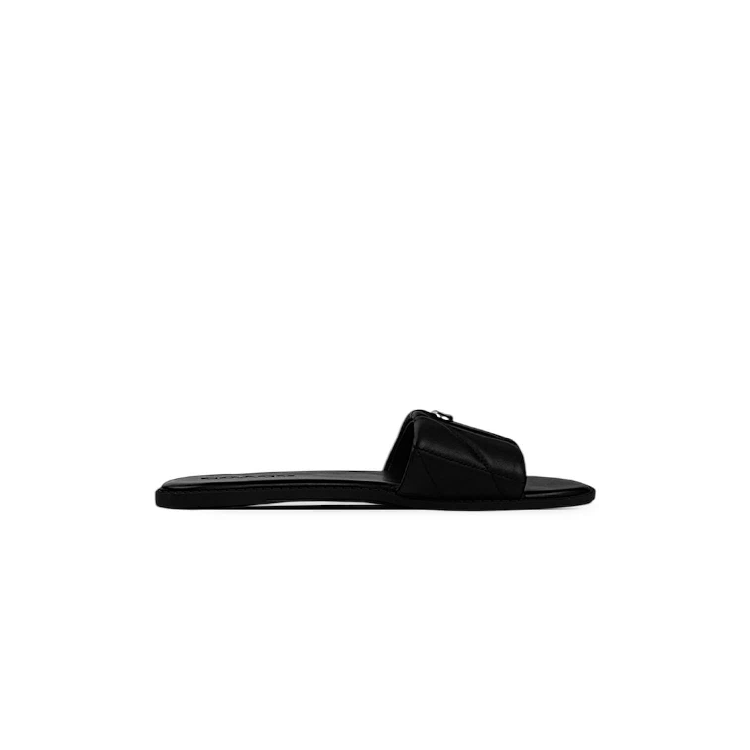  DÉP COACH HOLLY SANDAL WITH QUILTING ' BLACK ' CR047 