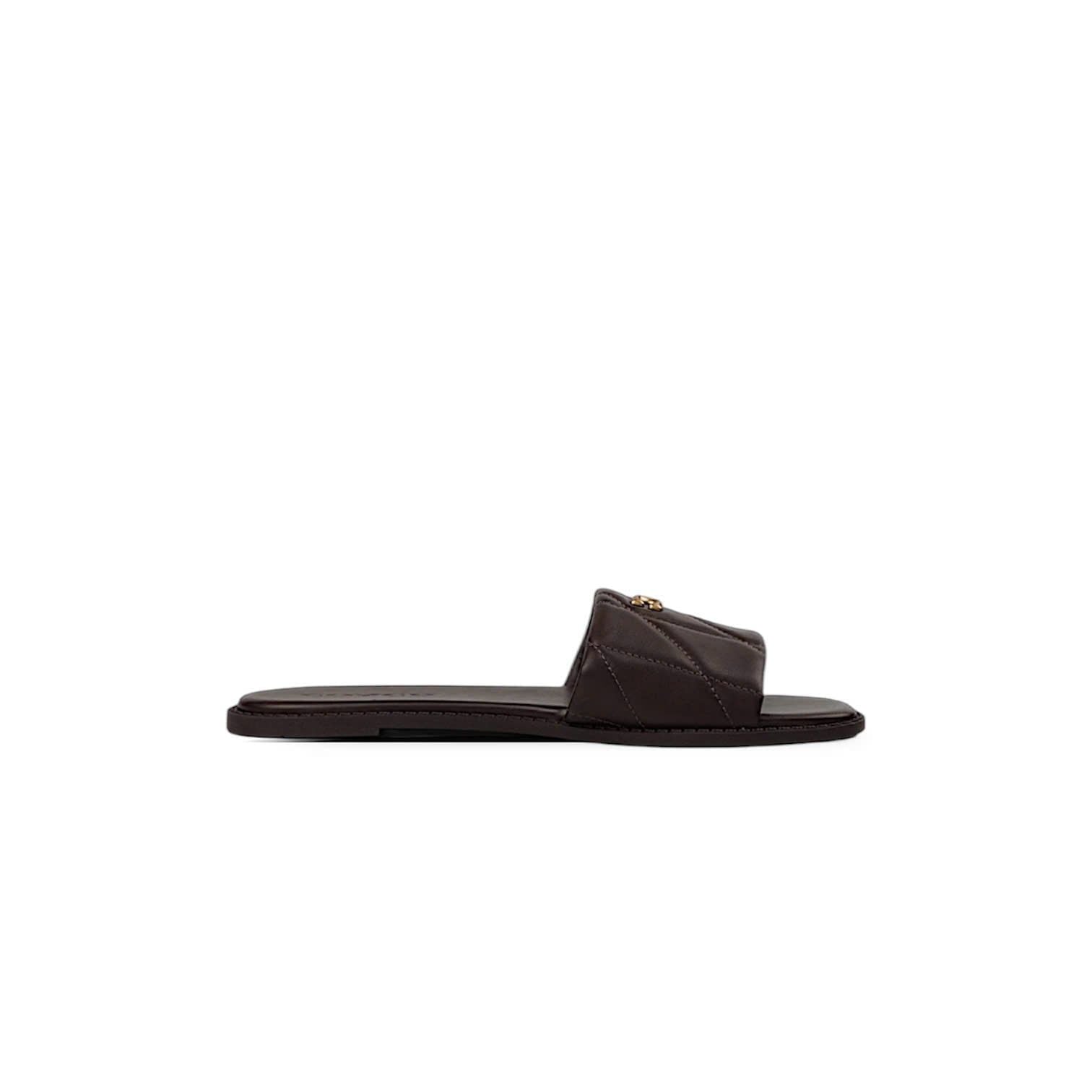  DÉP COACH HOLLY SANDAL WITH QUILTING ' BROWN ' CEF42 