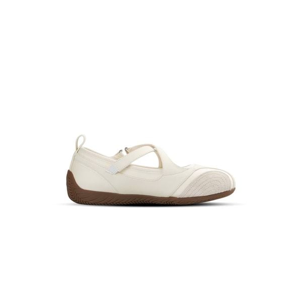  GIÀY JEEP VINTAGE MARY JANE TOE BALLET ' WHITE ' P661W13310 