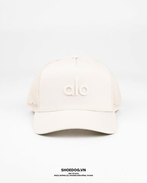  NÓN ALO YOGA DISTRICT TRUCKER ' BONE ' 
