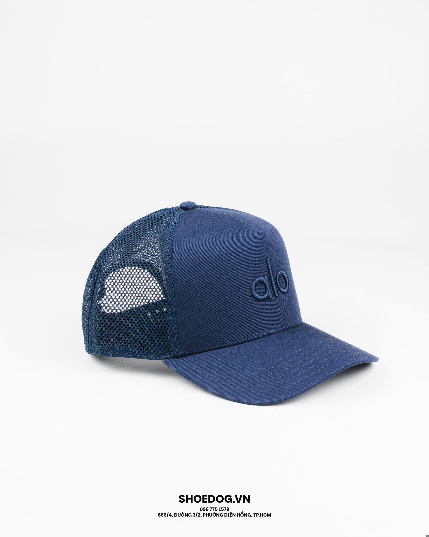  NÓN ALO YOGA DISTRICT TRUCKER ' NAVY ' 