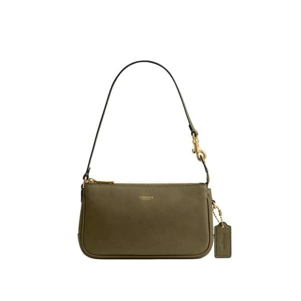  TÚI COACH PLAZA 18 ' GREEN OLIVE ' 