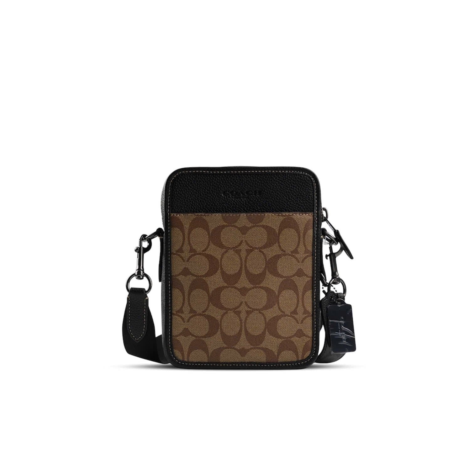  TÚI COACH SULLIVAN CROSSBODY IN SIGNATURE CANVAS ' BROWN ' CC090 