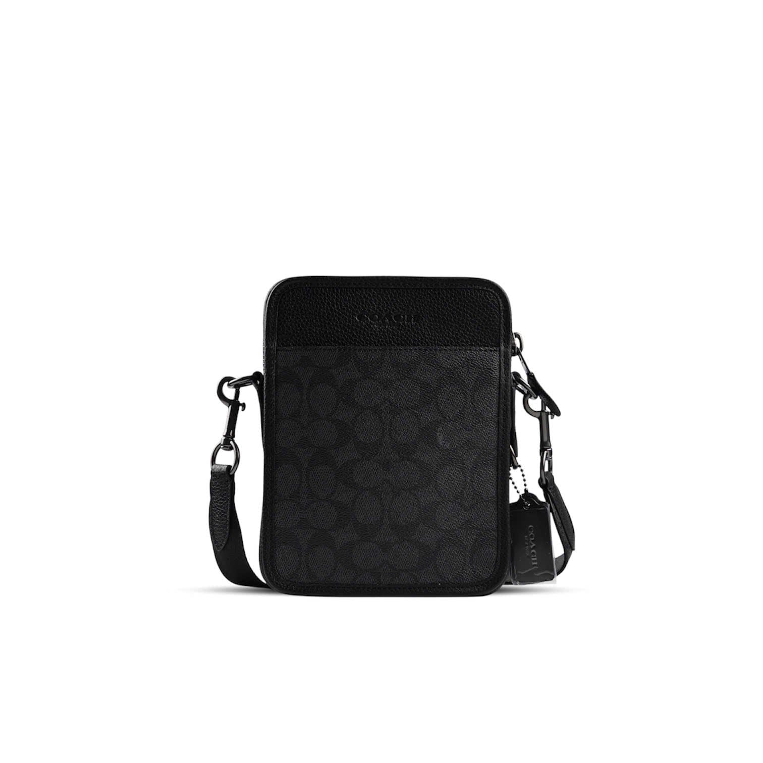  TÚI COACH SULLIVAN CROSSBODY IN SIGNATURE CANVAS ' BLACK LOGO ' CW388 