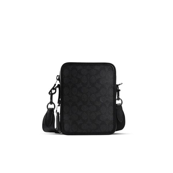  TÚI COACH SULLIVAN CROSSBODY IN SIGNATURE CANVAS ' BLACK LOGO ' CW388 