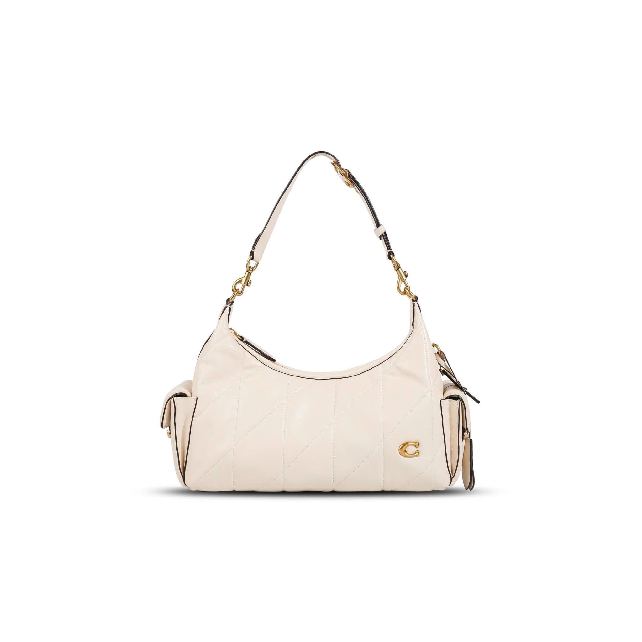  TÚI COACH SOFT QUILTED LEATHER POCKET JULIET 30 ' WHITE ' CEM89 