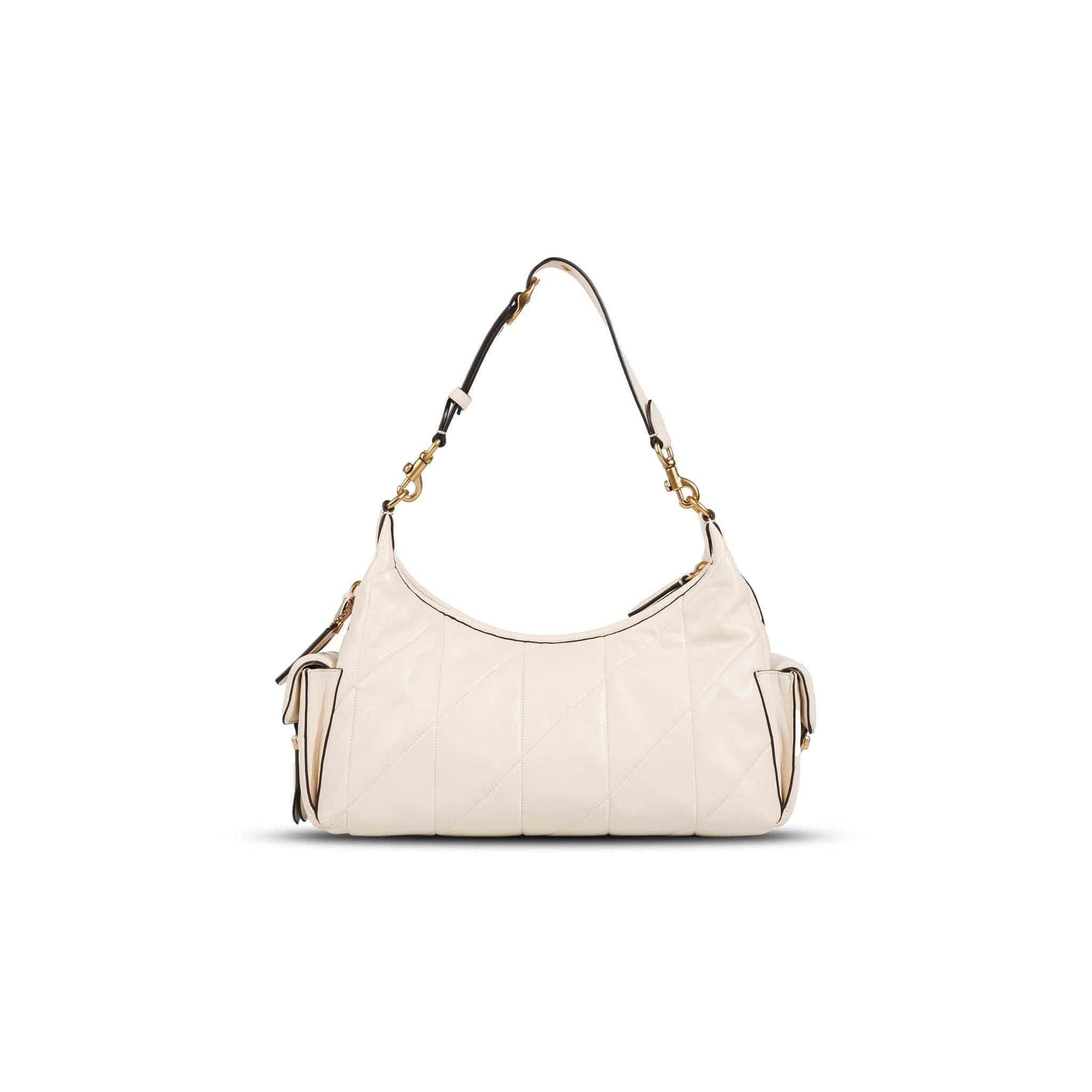  TÚI COACH SOFT QUILTED LEATHER POCKET JULIET 30 ' WHITE ' CEM89 