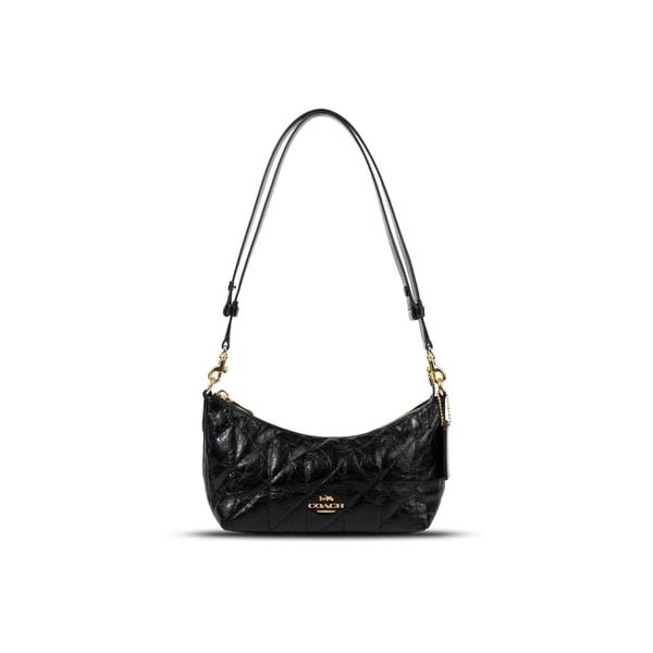  TÚI COACH CAITLIN SHOULDER WITH QUILTING ' BLACK ' CDZ88 