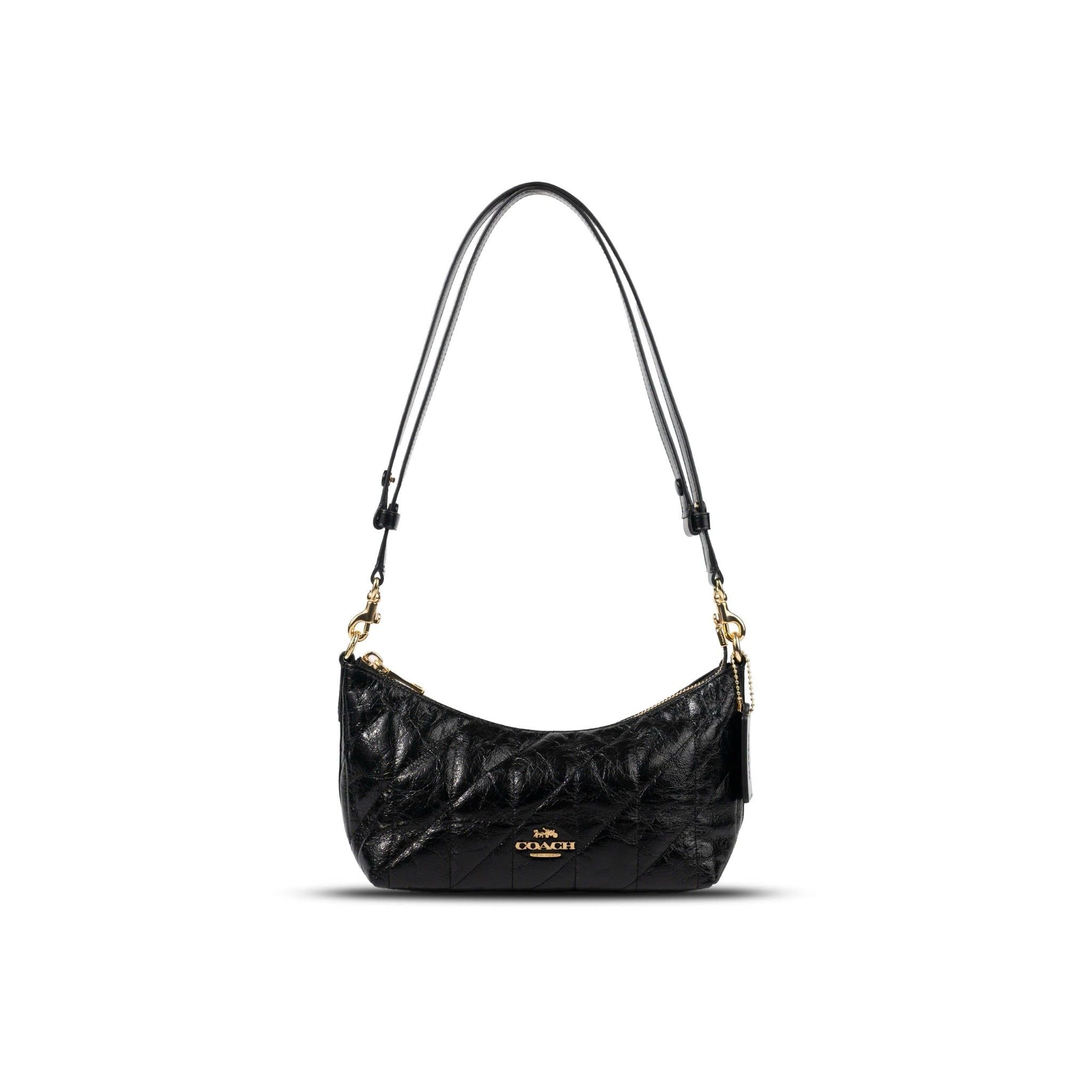  TÚI COACH CAITLIN SHOULDER WITH QUILTING ' BLACK ' CDZ88 