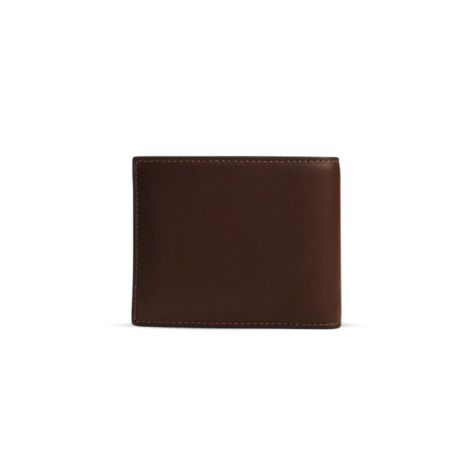  VÍ COACH NAM WALLET IN NATURAL GRAIN LEATHER ' BROWN ' CY911 