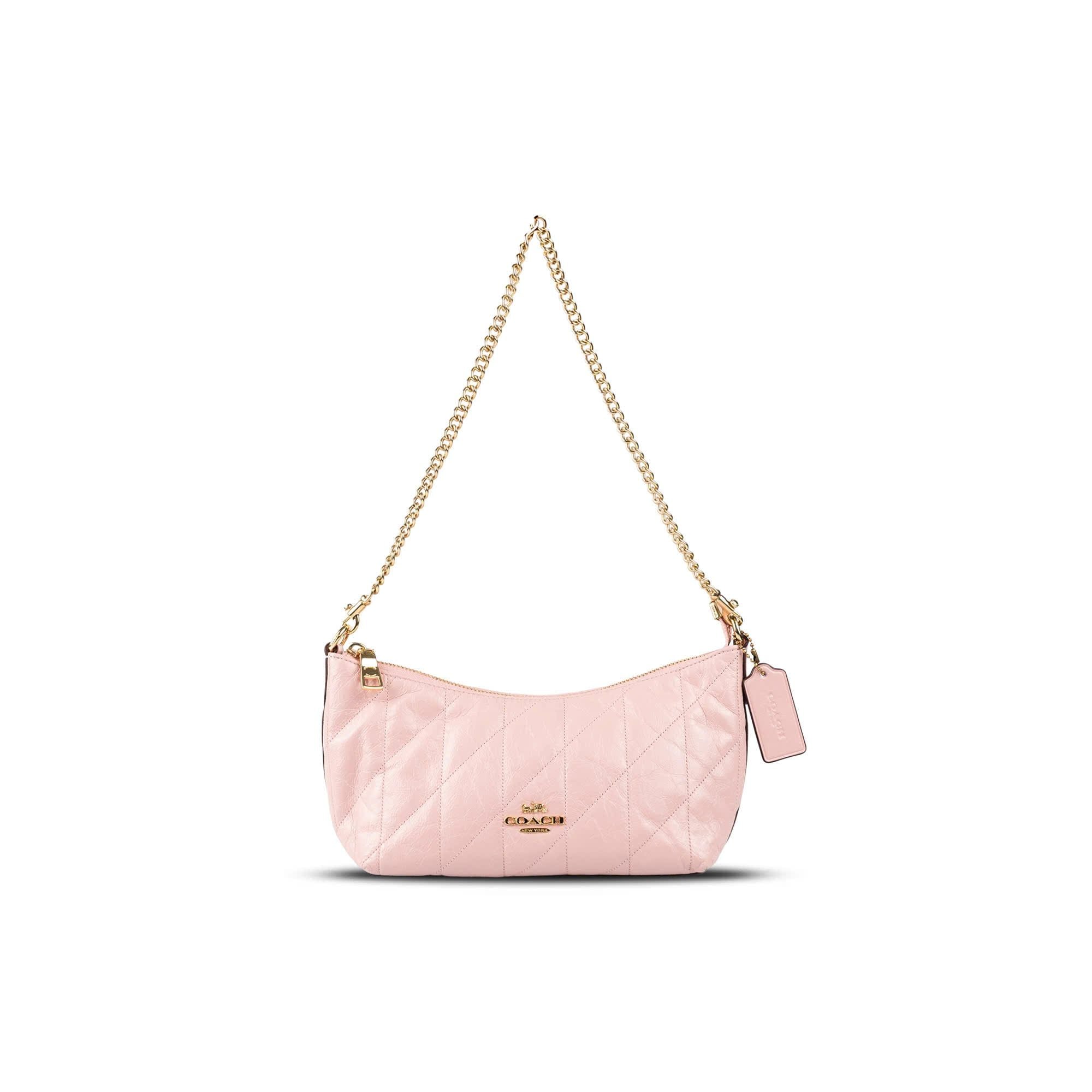  TÚI COACH CAITLIN SHOULDER WITH QUILTING ' PINK ' CDZ88 