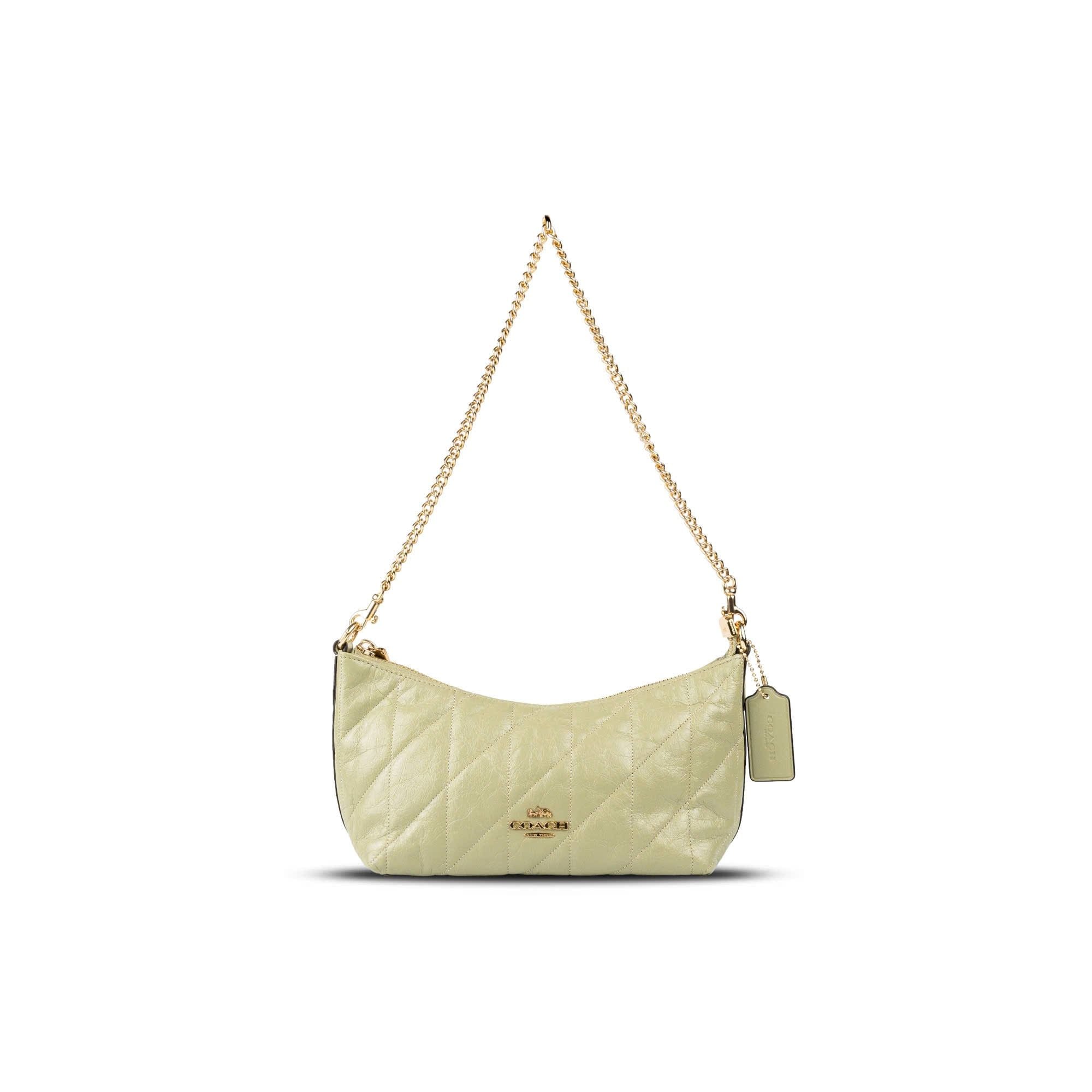  TÚI COACH CAITLIN SHOULDER WITH QUILTING ' GREEN ' CDZ88 