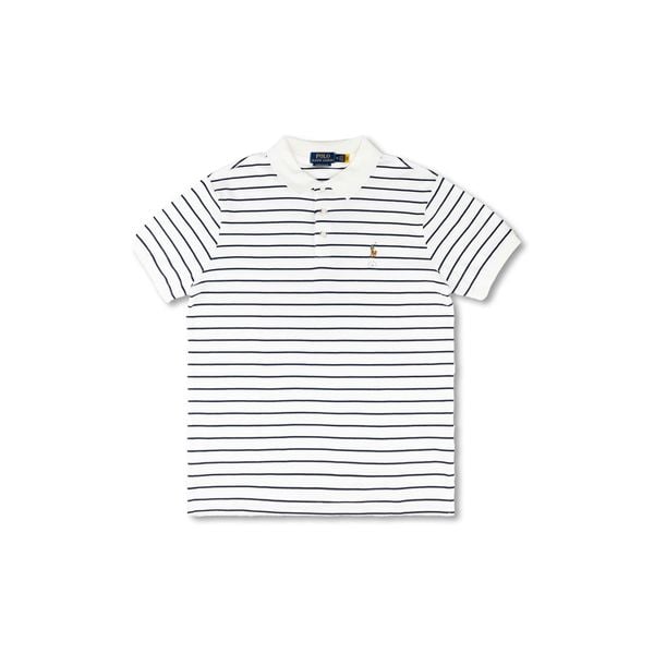  ÁO POLO RALPH LAUREN PONY EMBROIDERED STRIPED ' WHITE ' 710870545003 
