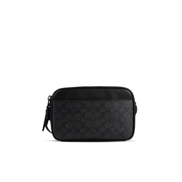  TÚI COACH GRAHAM CROSSBODY IN SIGNATURE CANVAS ' BLACK ' CV921 