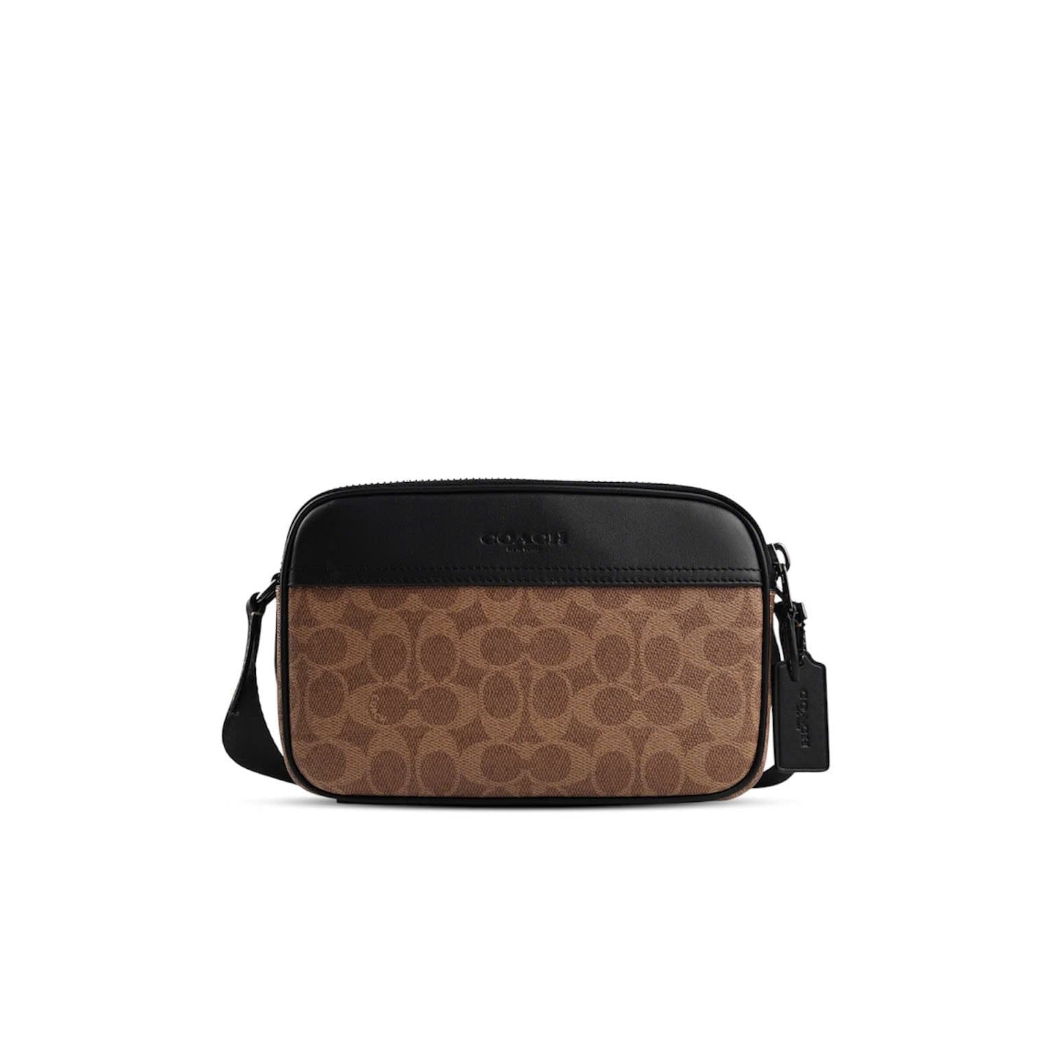  TÚI COACH GRAHAM CROSSBODY IN SIGNATURE CANVAS ' BROWN ' CV921 