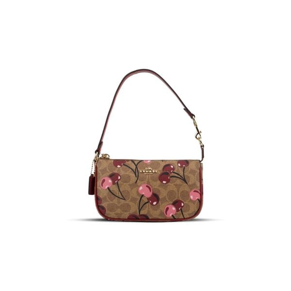  TÚI COACH NOLITA 19 IN SIGNATURE CANVAS WITH CHERRY PRINT CZ011 