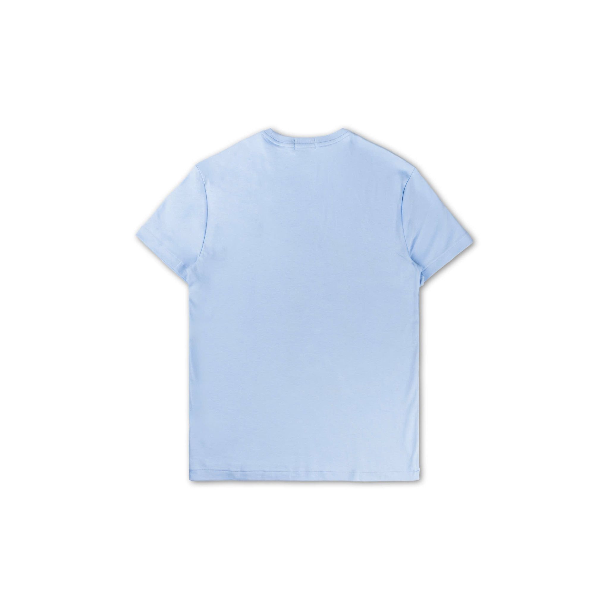  ÁO THUN POLO RALPH LAUREN CUSTOM SLIM FIT 'LIGHT BLUE' 