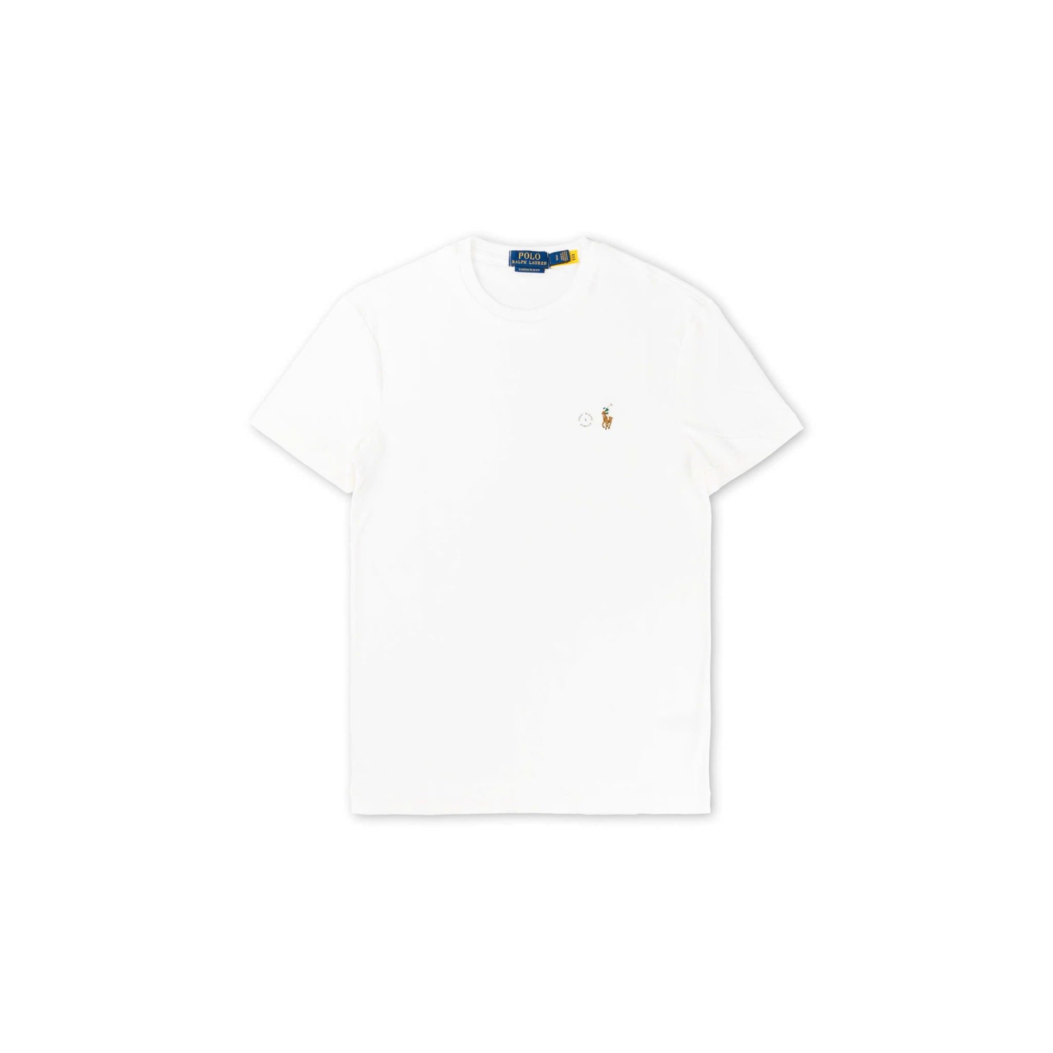  ÁO THUN POLO RALPH LAUREN CUSTOM SLIM FIT 'WHITE' 