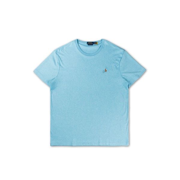  ÁO THUN POLO RALPH LAUREN CUSTOM SLIM FIT 'TURQUOISE BLUE' 