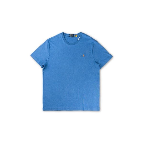  ÁO THUN POLO RALPH LAUREN CUSTOM SLIM FIT 'BLUE' 