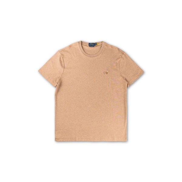  ÁO THUN POLO RALPH LAUREN CUSTOM SLIM FIT 'BEIGE' 