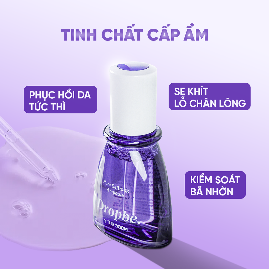 Tinh chất thuần chay hỗ trợ se khít lỗ chân lông Pore Refining Ampoule
