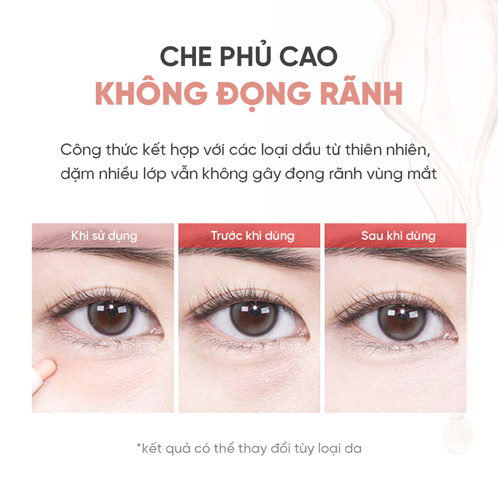 Bút che khuyết điểm thuần chay hiệu chỉnh quầng thâm dành cho mắt Colors Eye Cealer Stick