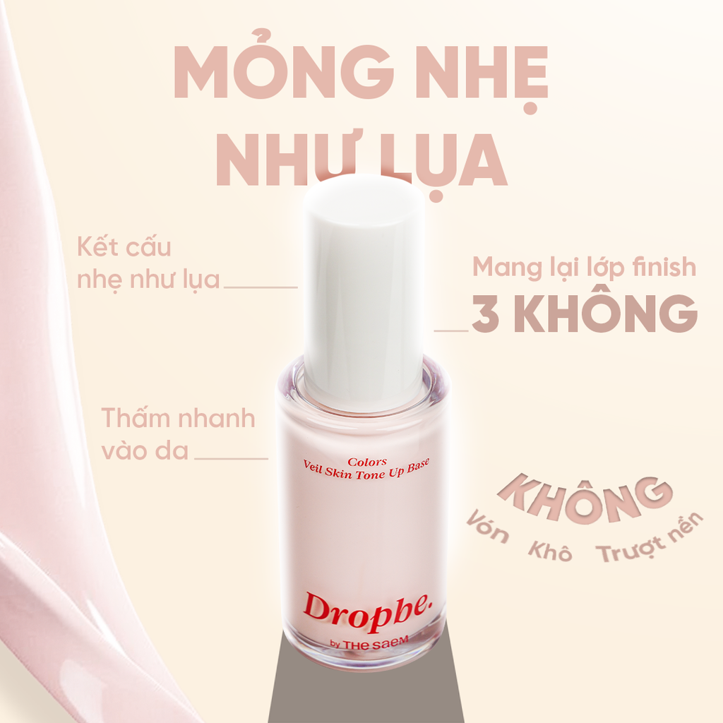 Kem lót thuần chay nâng tông Colors Veil Skin Tone Up Base