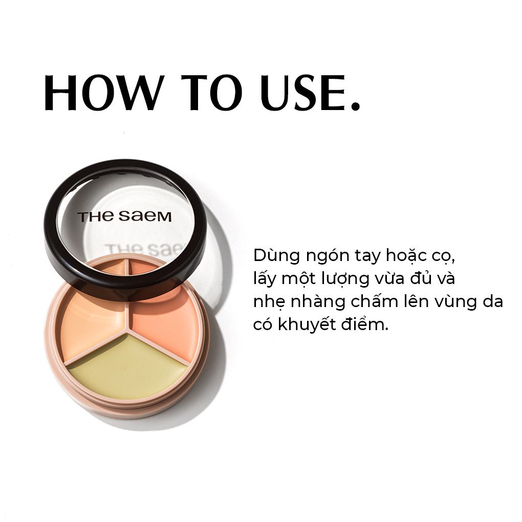Che khuyết điểm triệt sắc che phủ cao Cover Perfection Triple Pot Concealer