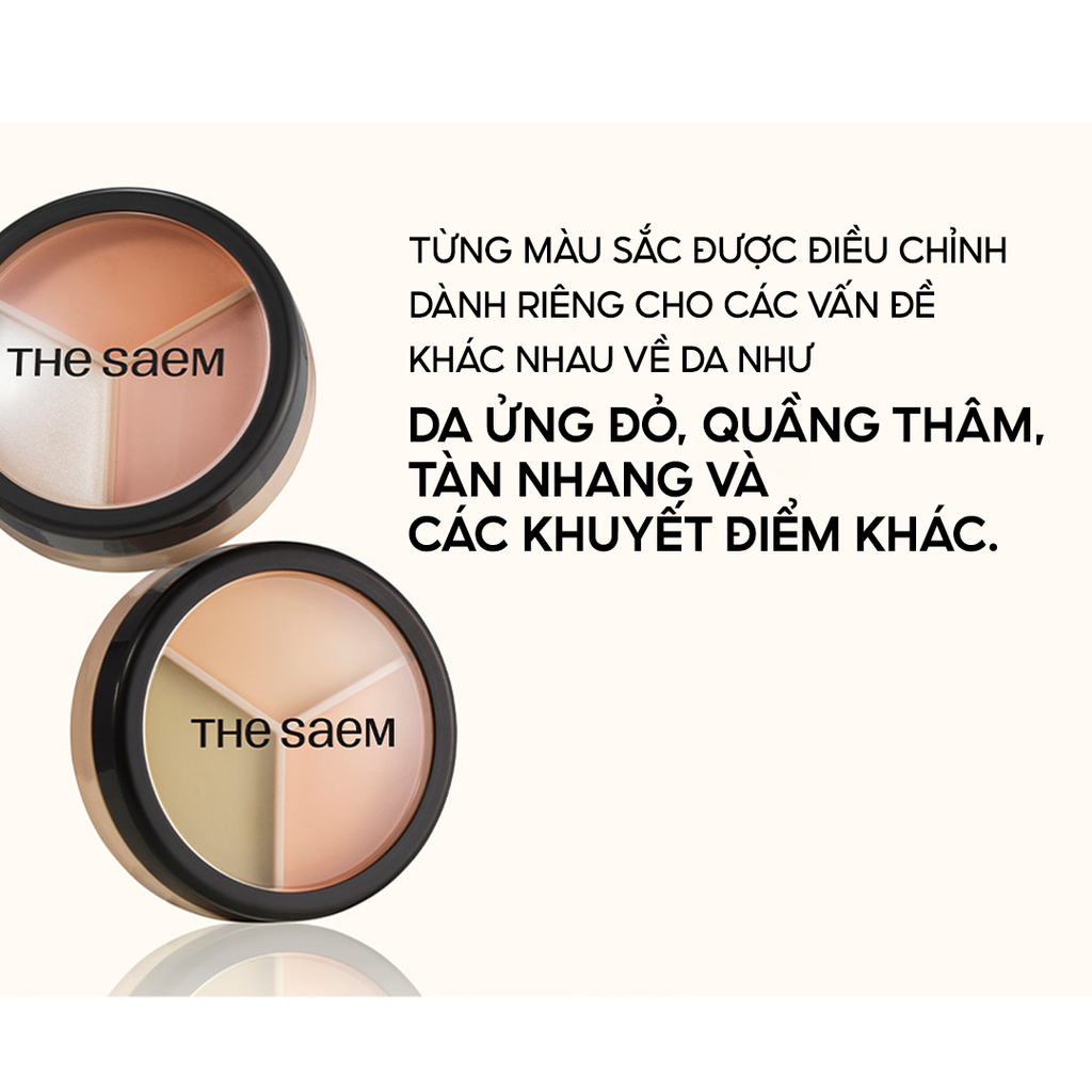 Che khuyết điểm triệt sắc che phủ cao Cover Perfection Triple Pot Concealer