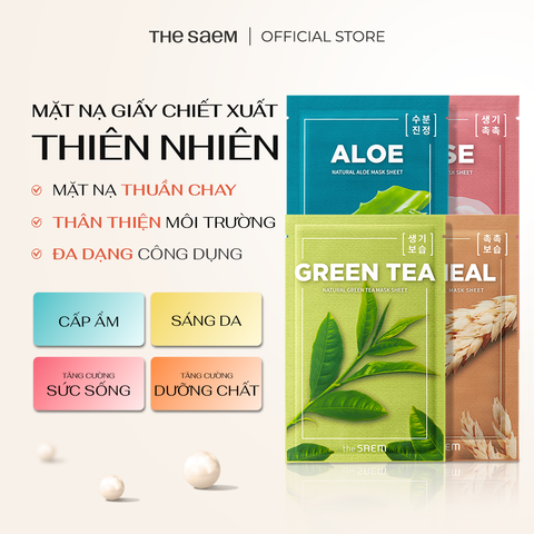 Mặt Nạ Giấy Dưỡng Da THE SAEM Natural Mask Sheet 21ml